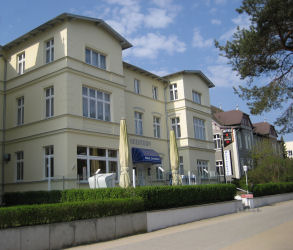 Hotel Seestern an der Strandpromenade von Zinnowitz